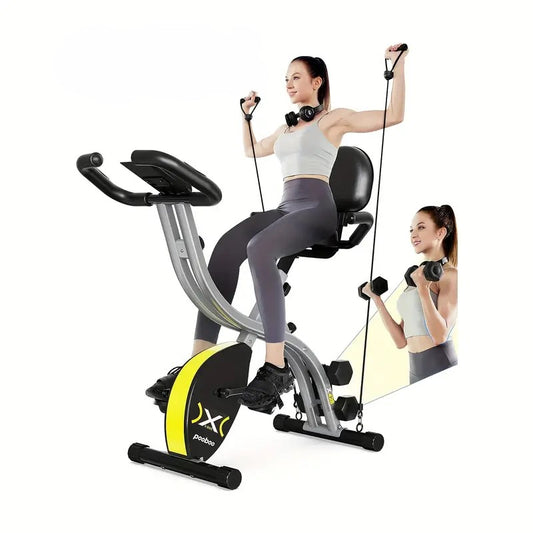 Multipurpose Exercise Bike w/ Dumbbells & Resistance Bands