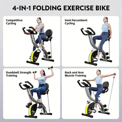 Multipurpose Exercise Bike w/ Dumbbells & Resistance Bands