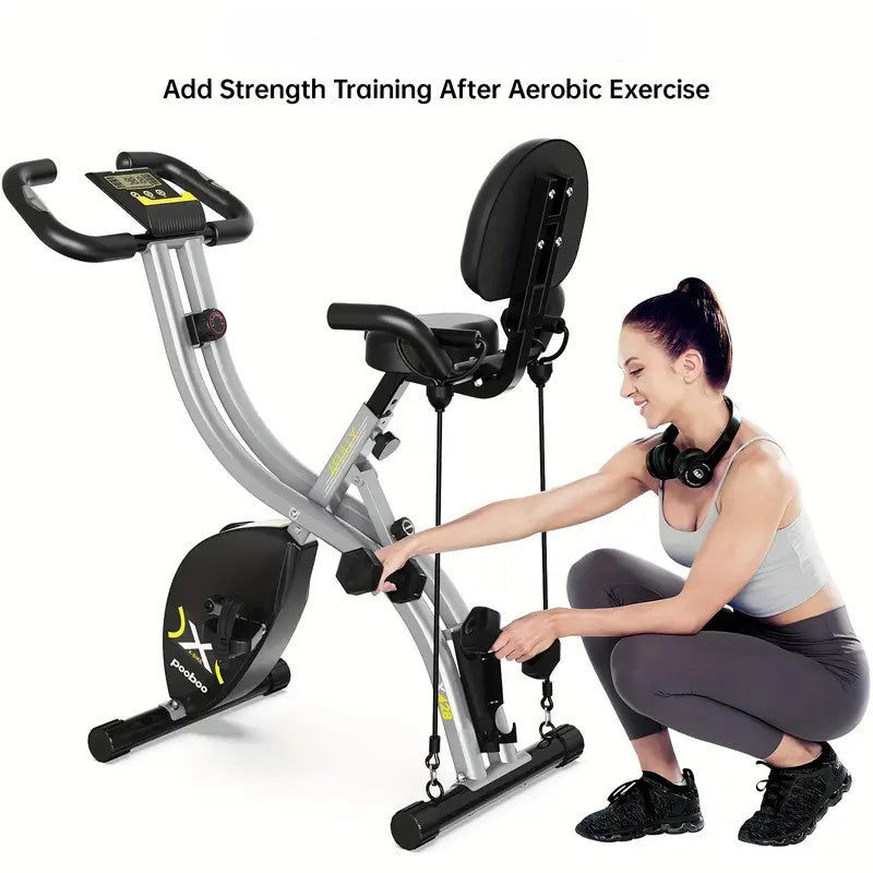 Multipurpose Exercise Bike w/ Dumbbells & Resistance Bands