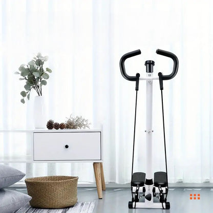 Home Fitness Stepper with Handle & LCD Display