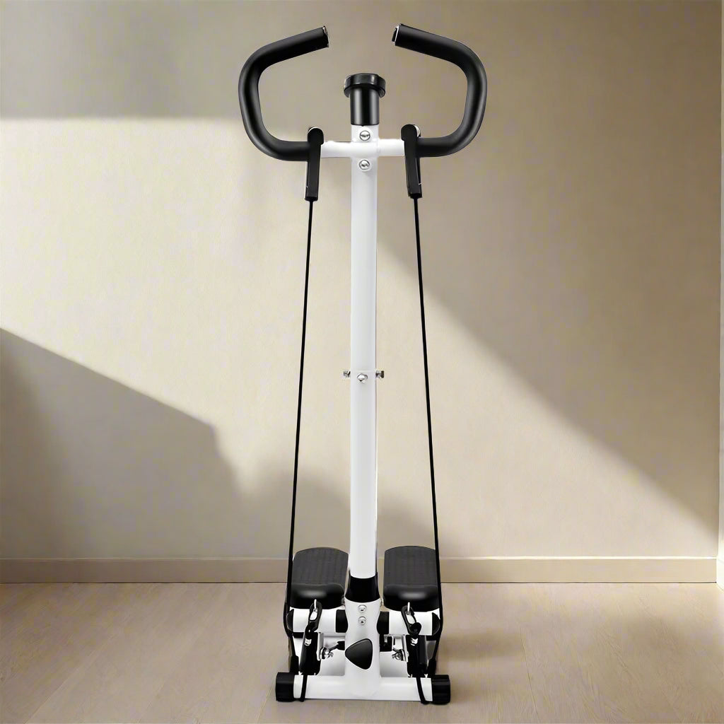 Home Fitness Stepper with Handle & LCD Display